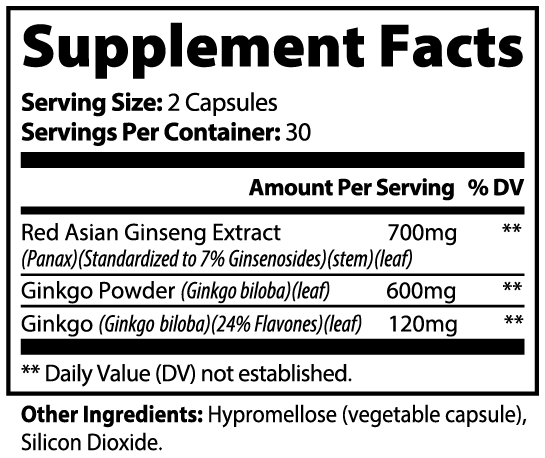 Ginkgo Biloba + Ginseng - ForzaPure