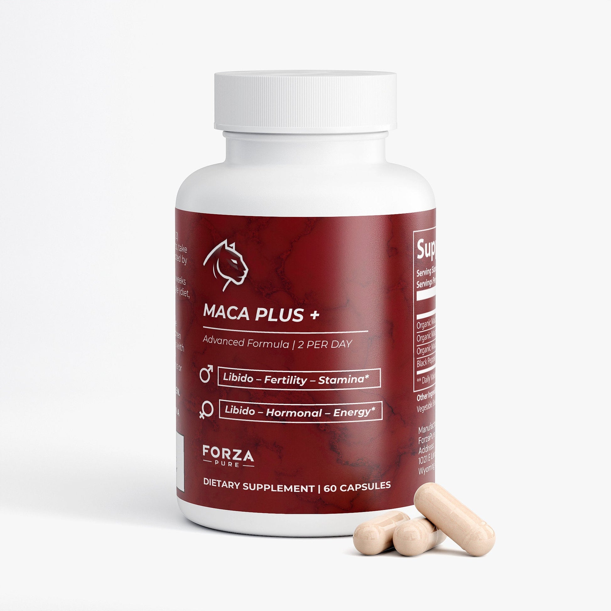 Maca Plus + | Vitality - ForzaPure